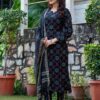 Rayon printed Kurtis pant With Dupatta